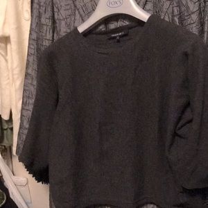 Lafayette gray wool sweater M